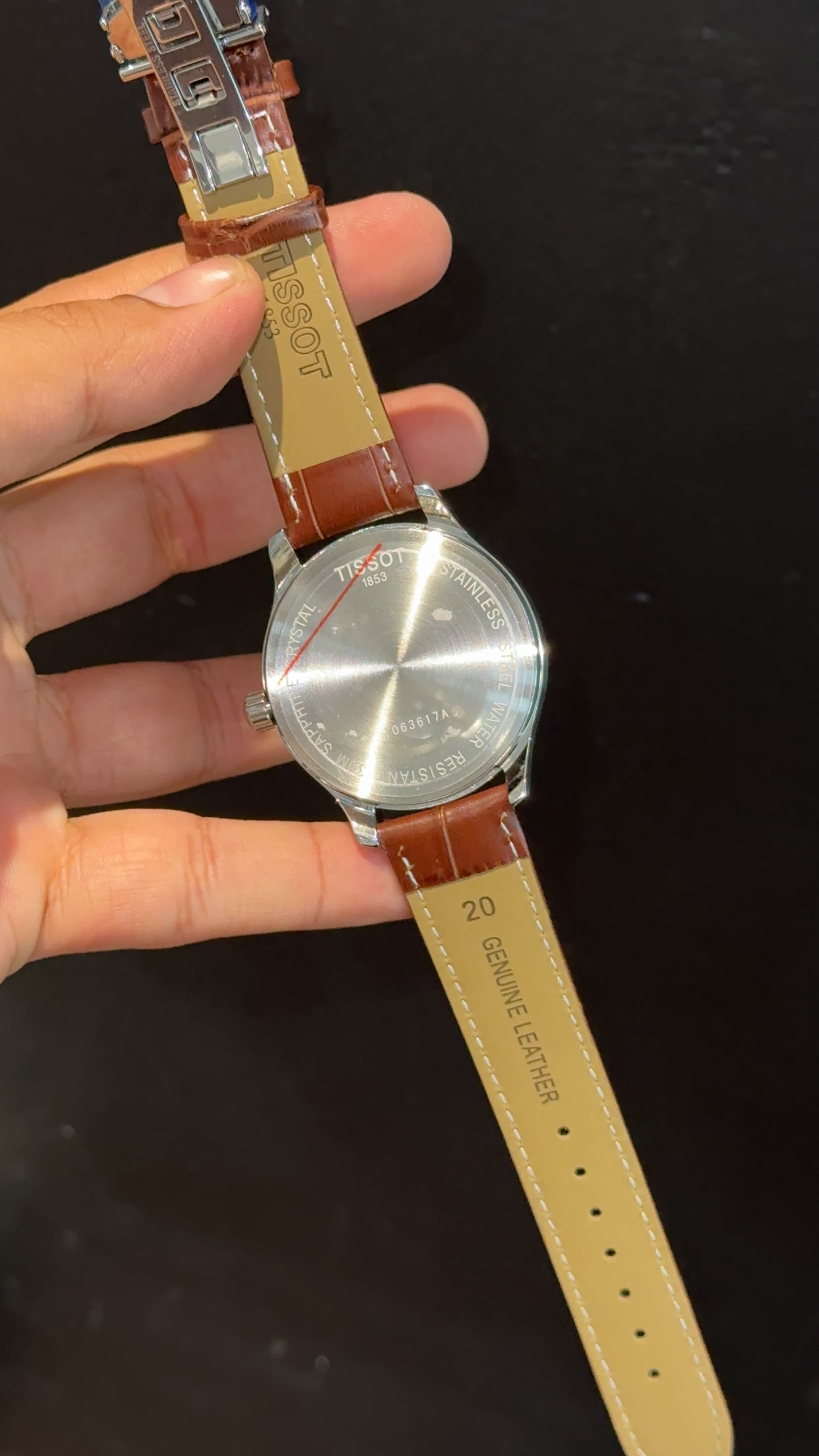 Tissot 1853 | Silver Case | Brown Leather Strap | White Classic Dial - twentyfour