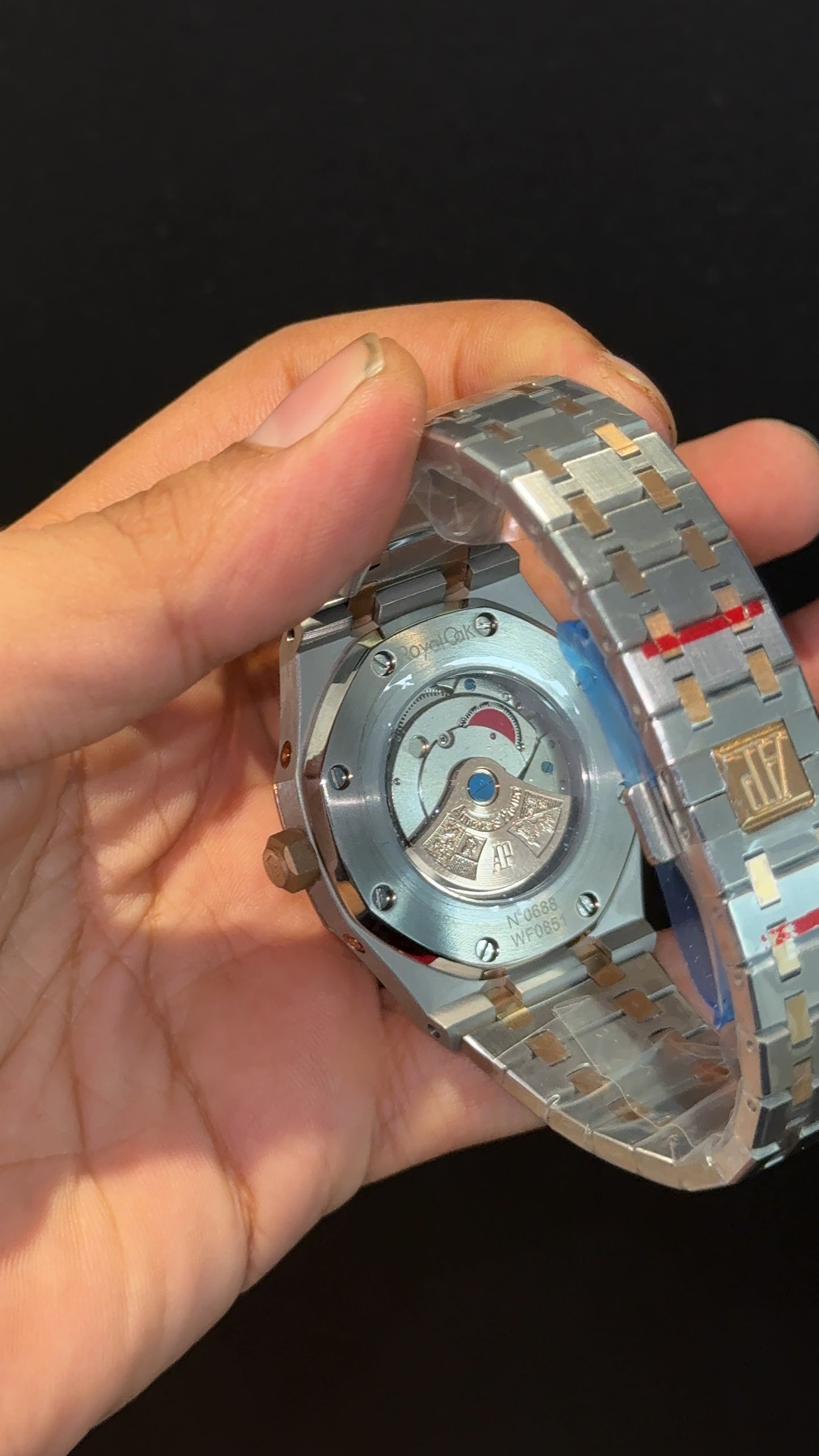 AP Auto | Rose Two Tone | Chrono | Calendar Edition | Blue Dial