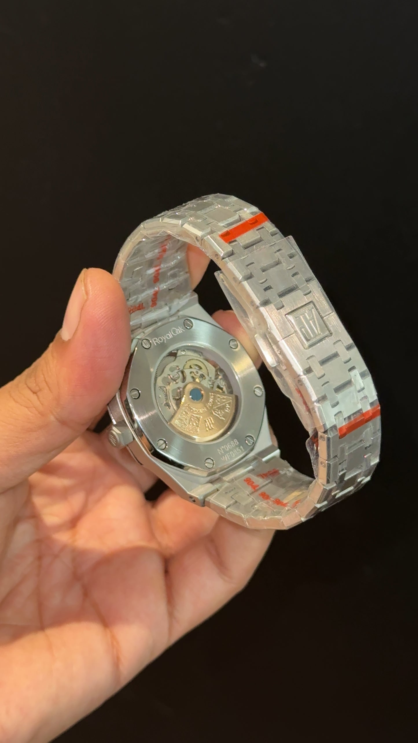 AP Skl | Silver Chain | Blue Dial Silver Circle