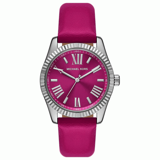 Michael Kors Women’s | Pink Leather Strap Pink Dial 38mm MK4749