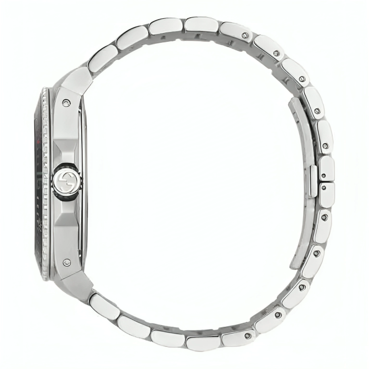 Gucci Men’s | Quartz Stainless Steel Black Dial 45mm YA136218