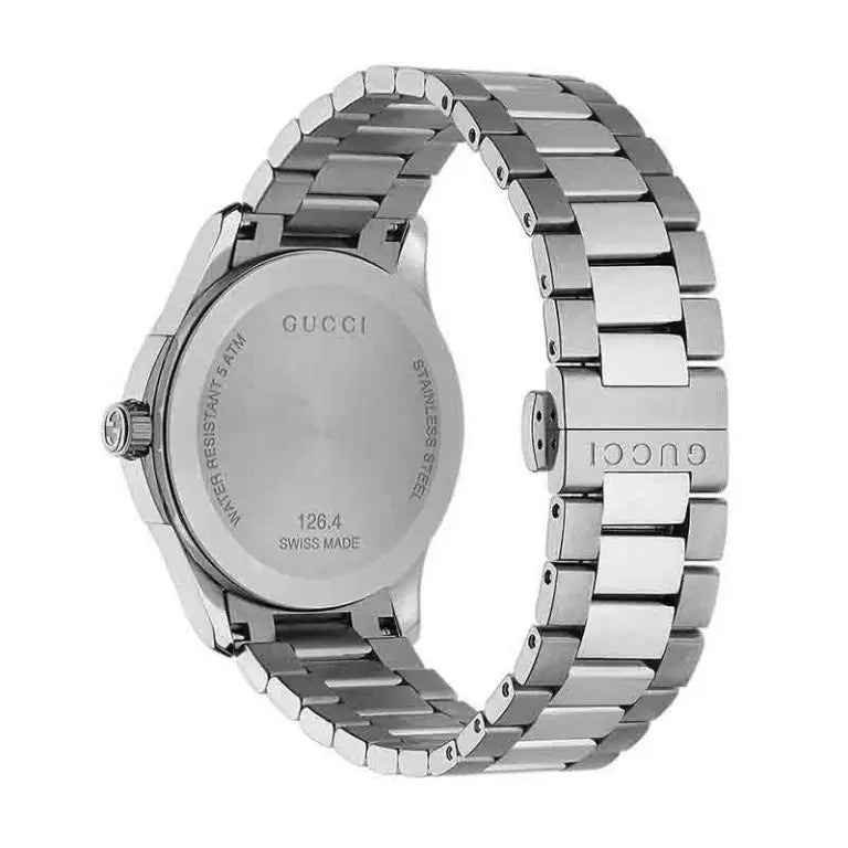 Gucci Men’s | Quartz Stainless Steel Black Dial 38mm YA126460