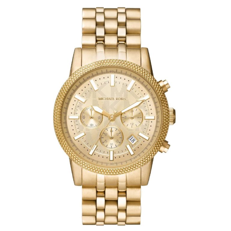 Michael Kors Men’s Quartz Gold Stainless Steel Gold Dial 43mm Watch MK8953