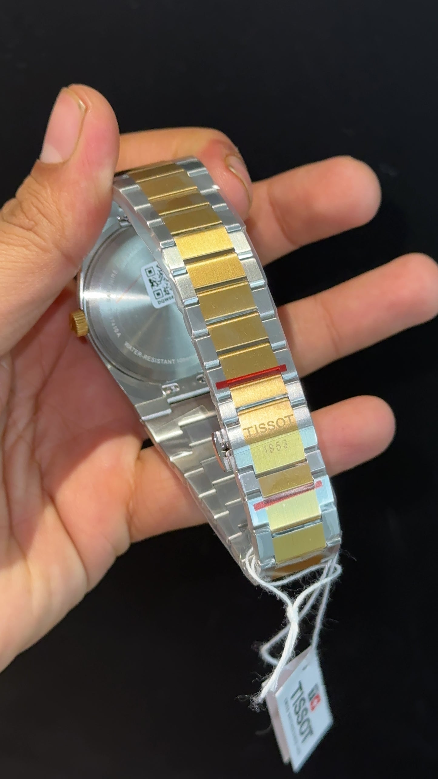 Tissot Prx | Quartz | Gold Two Tone | Gold Plain Dial - twentyfour