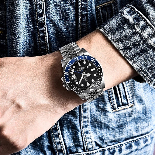 Pagani Design GMT Batman Automatic Men's watch PD-1662-BB