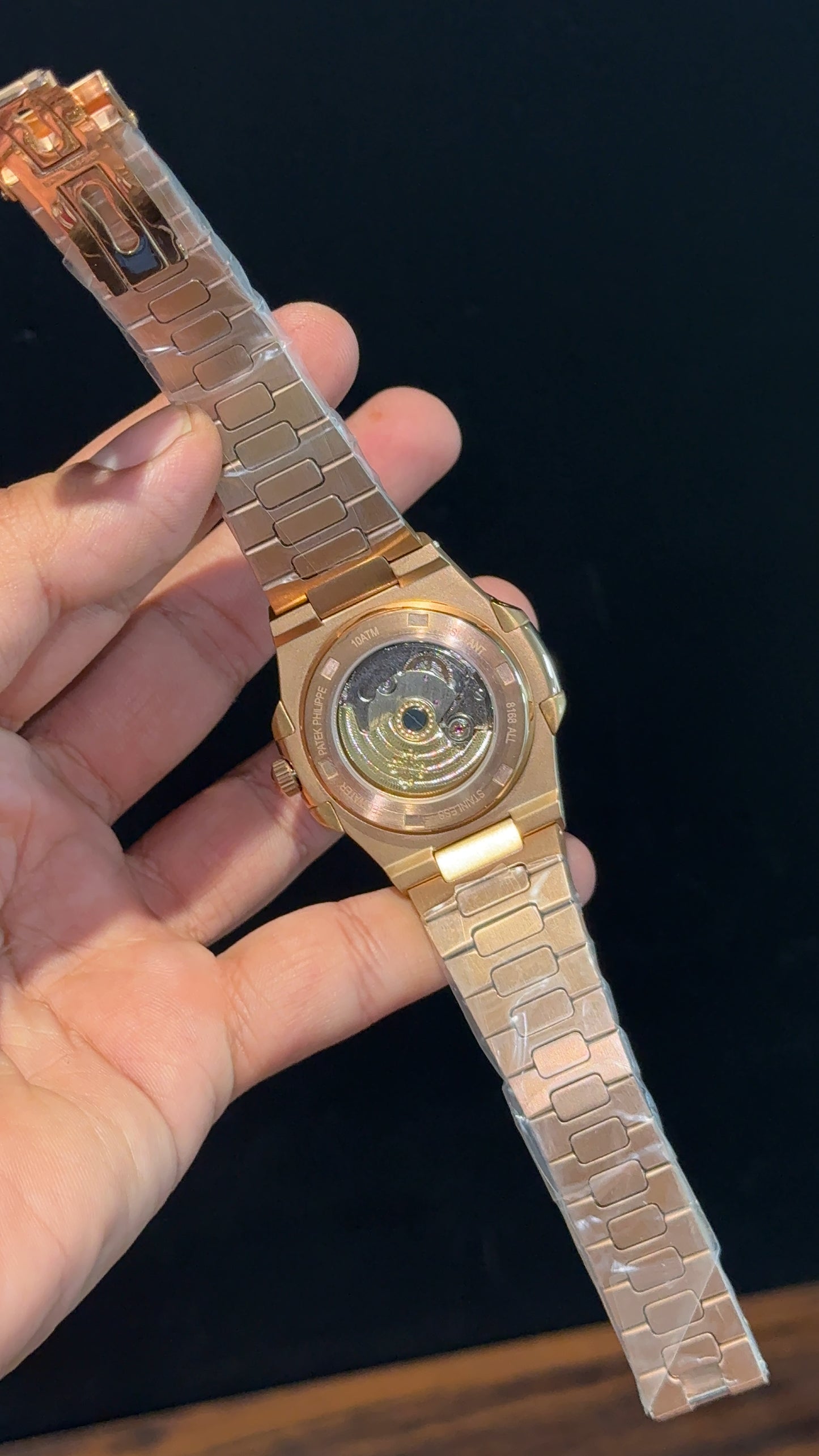 PP Auto | Rose Chain | Black Dial - twentyfour
