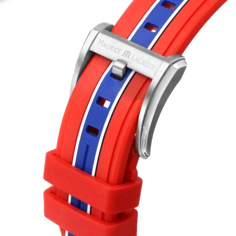 Maurice Lacroix Men’s Quartz Swiss Made Multi Color Silicone Strap Multi Color Dial 44mm Watch AI1018-SS001-530-6 - twentyfour