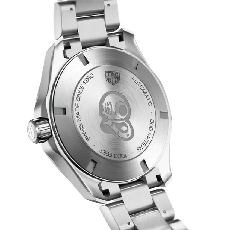 Tag Heuer Aquaracer Men’s Automatic Swiss Made Silver Stainless Steel Blue Dial 43mm Watch WAY201B.BA0927 - twentyfour