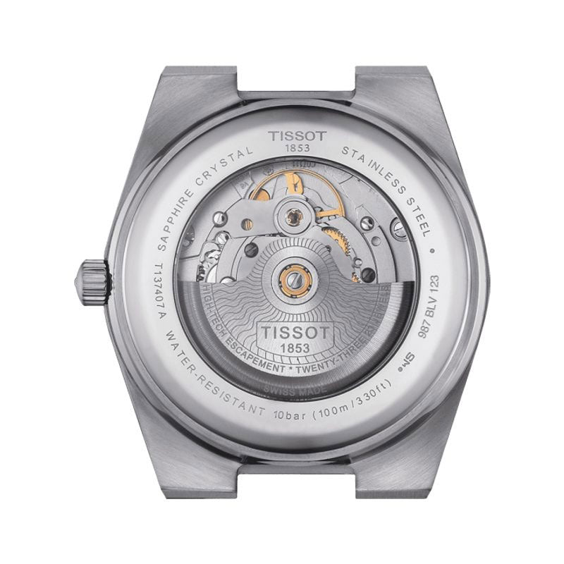 TISSOT PRX Men’s Swiss Made Powermatic Silver Stainless Steel Ice Blue Dial 40mm Watch T137.407.11.351.00