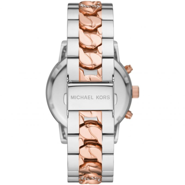 Michael Kors Women’s Quartz Two-tone Stainless Steel Silver Dial 41mm Watch MK-6938
