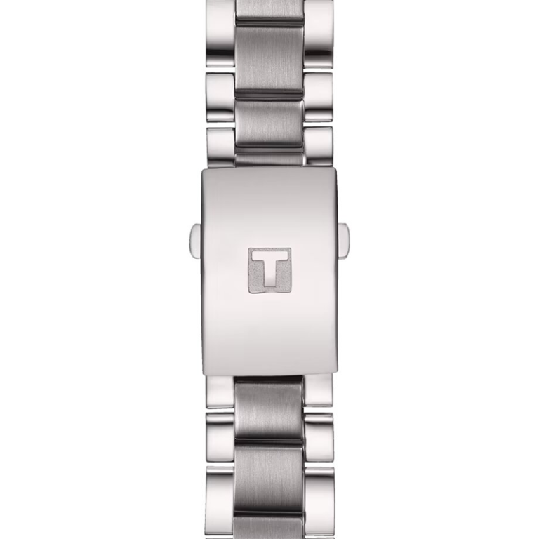 TISSOT Men’s Quartz Swiss-Made Silver Stainless Steel Black Dial 45mm Watch T116.617.11.057.01