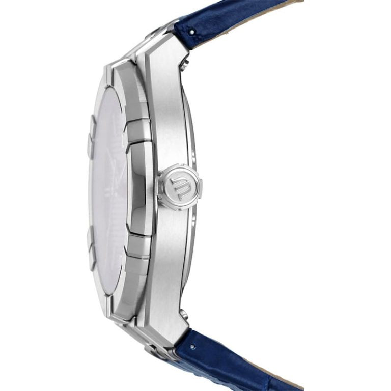 Maurice Lacroix Men’s Quartz Swiss Made Blue Leather Strap Blue Dial 44mm Watch AI1018-SS001-430-1
