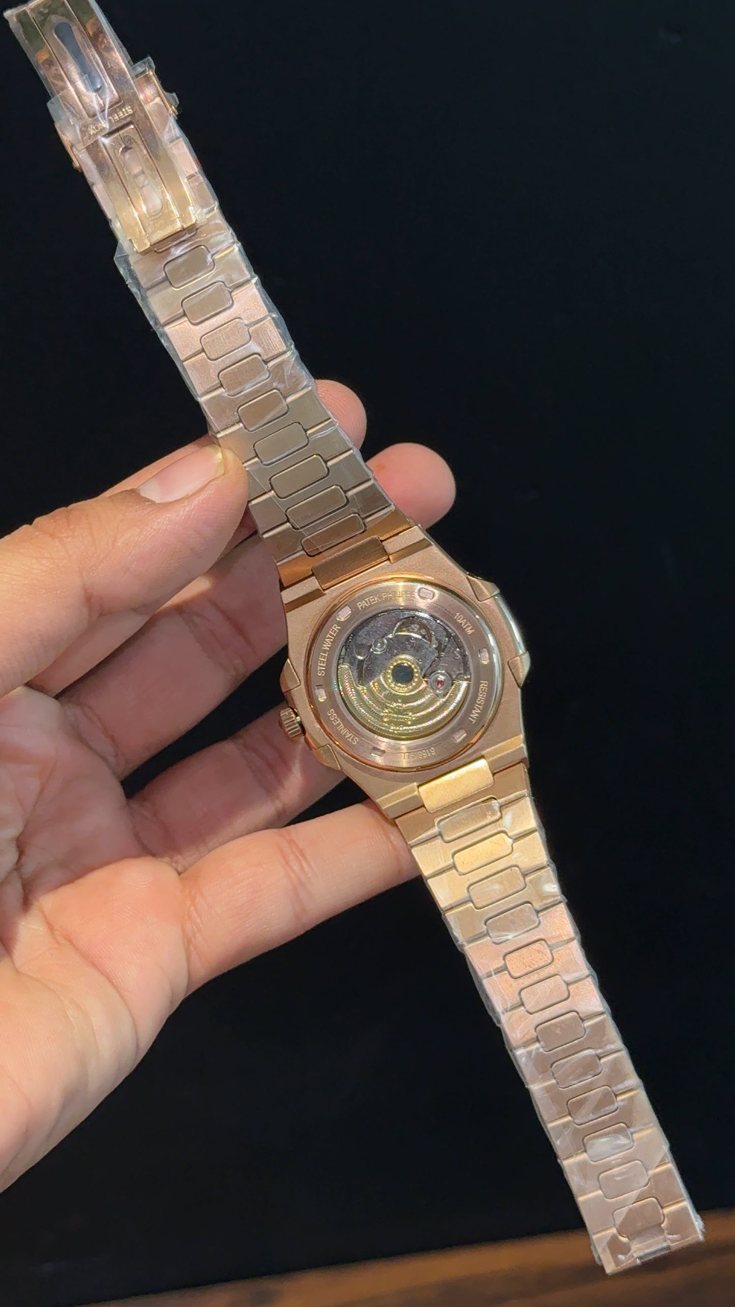 Pp auto | Rose Chain | Brown Golden Dial - twentyfour