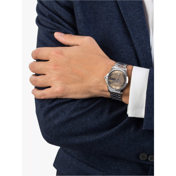 Gucci Men’s | Quartz Stainless Steel Brown Dial 38mm YA126445