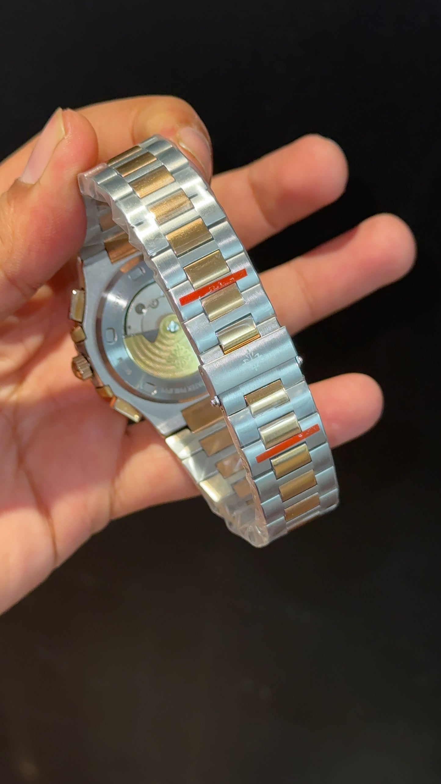PP Auto | Rose Two Tone | Dual Time Edition | White Dial