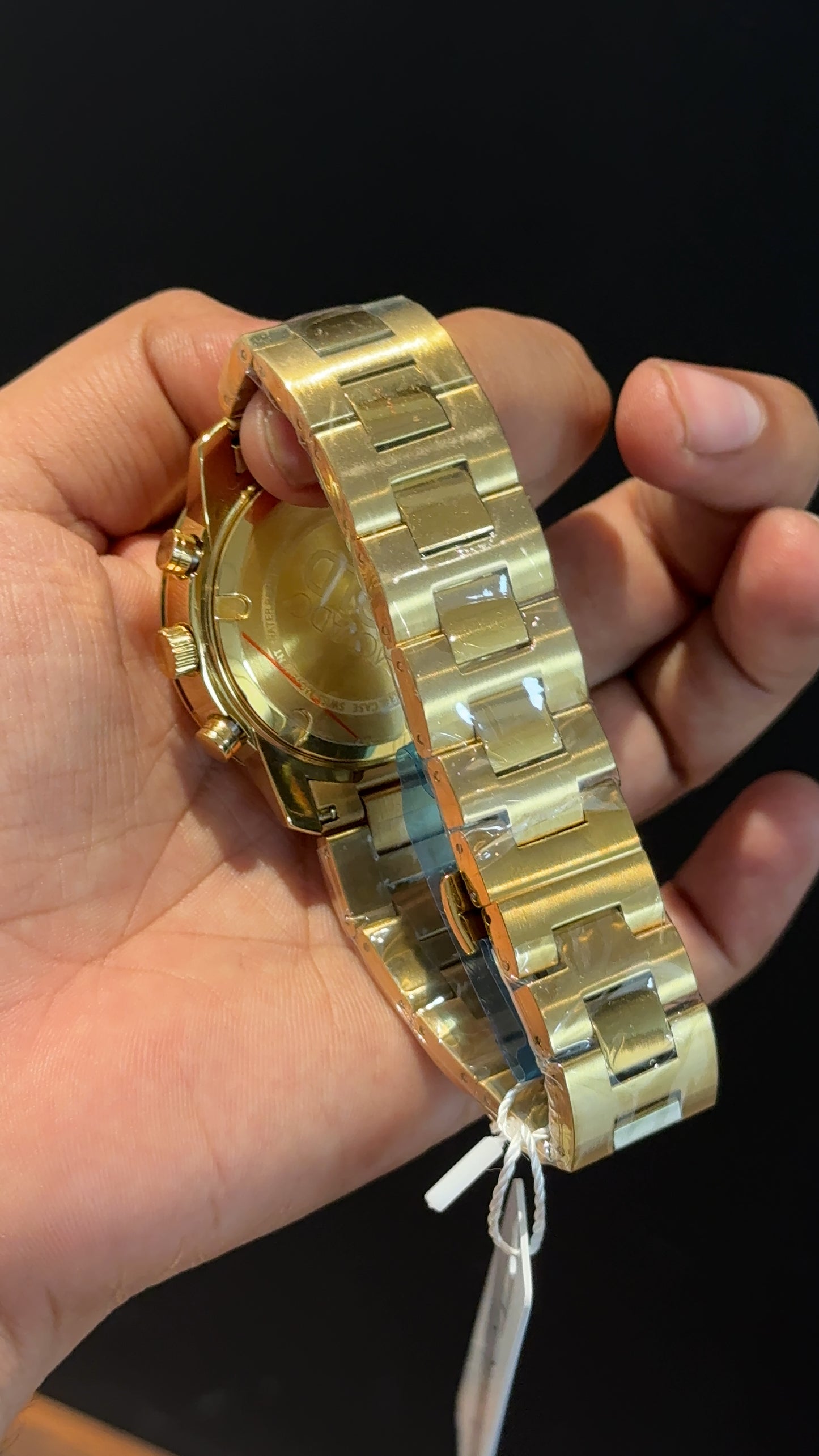 Movado | Gold Chain | Chrono | Gold Dial