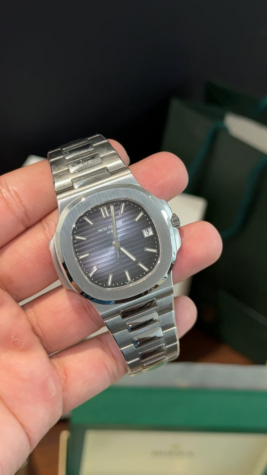 Premium Patek | Auto | Silver Chain | Blue Dial