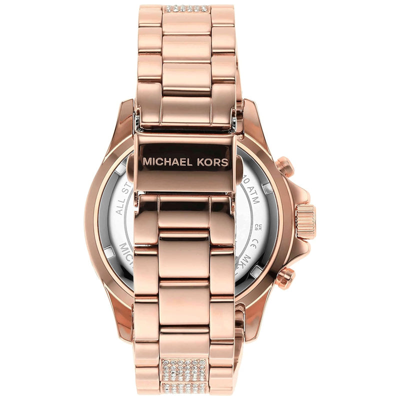 Michael Kors Women’s Quartz Rose Gold Stainless Steel Rose Gold Dial 42mm Watch MK-7211