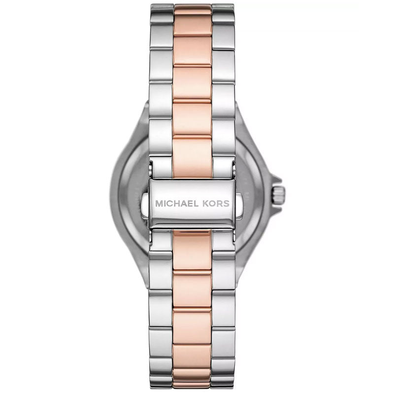Michael Kors Women’s Quartz Two Tone Stainless Steel Silver Dial 37mm Watch MK6989