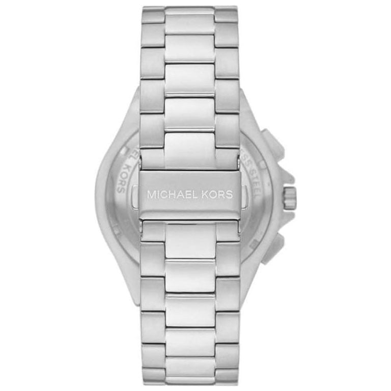 Michael Kors Men’s Quartz Silver Stainless Steel Blue Dial 45mm Watch MK8938