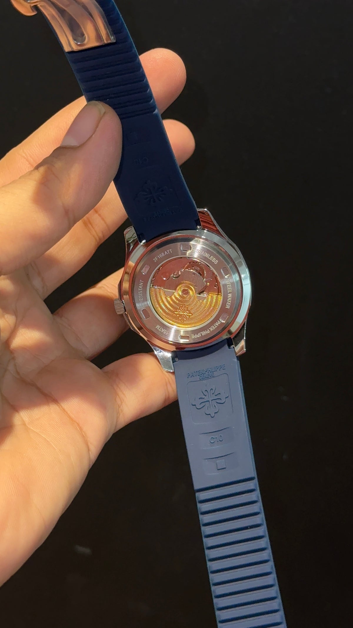 Pp Auto | Aquanaut | Blue Strap | Silver Blue Strap