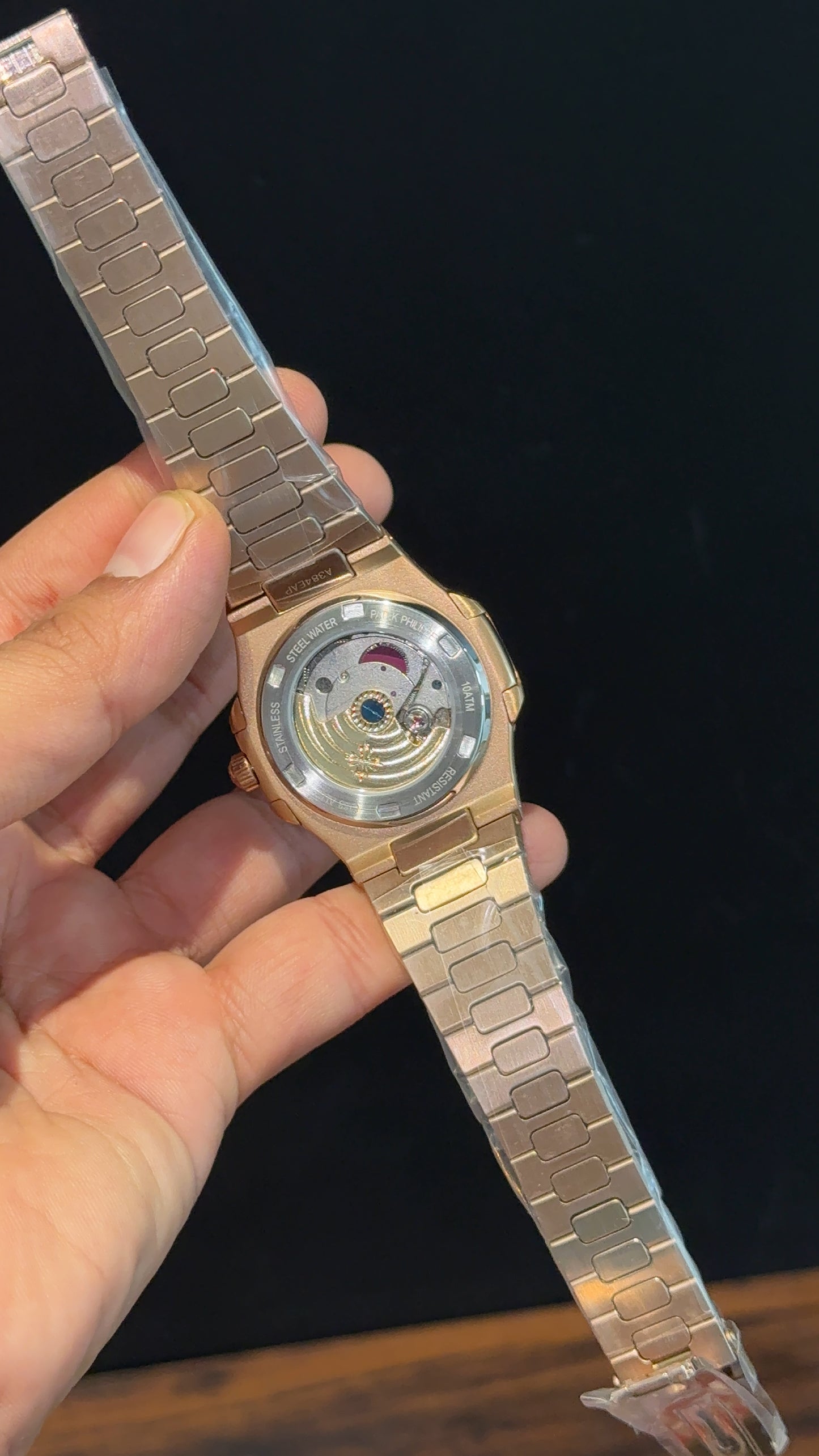 PP Auto | Rose Chain | Blue Dial - twentyfour