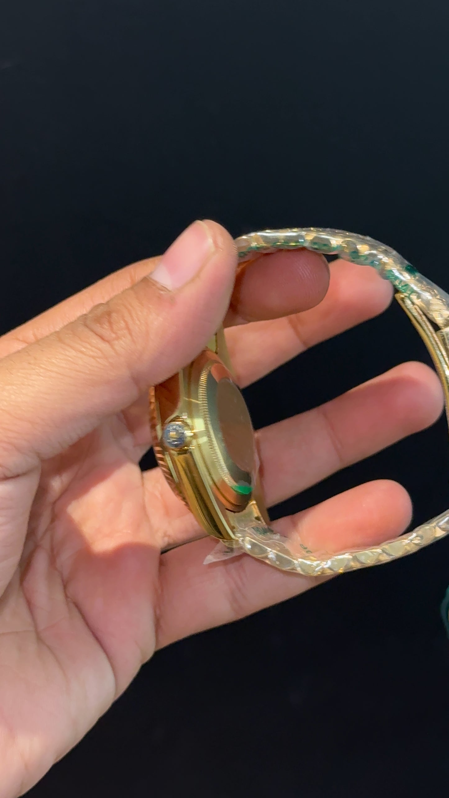 Sky Dweller | Gold Jubilee Chain | Green Dial