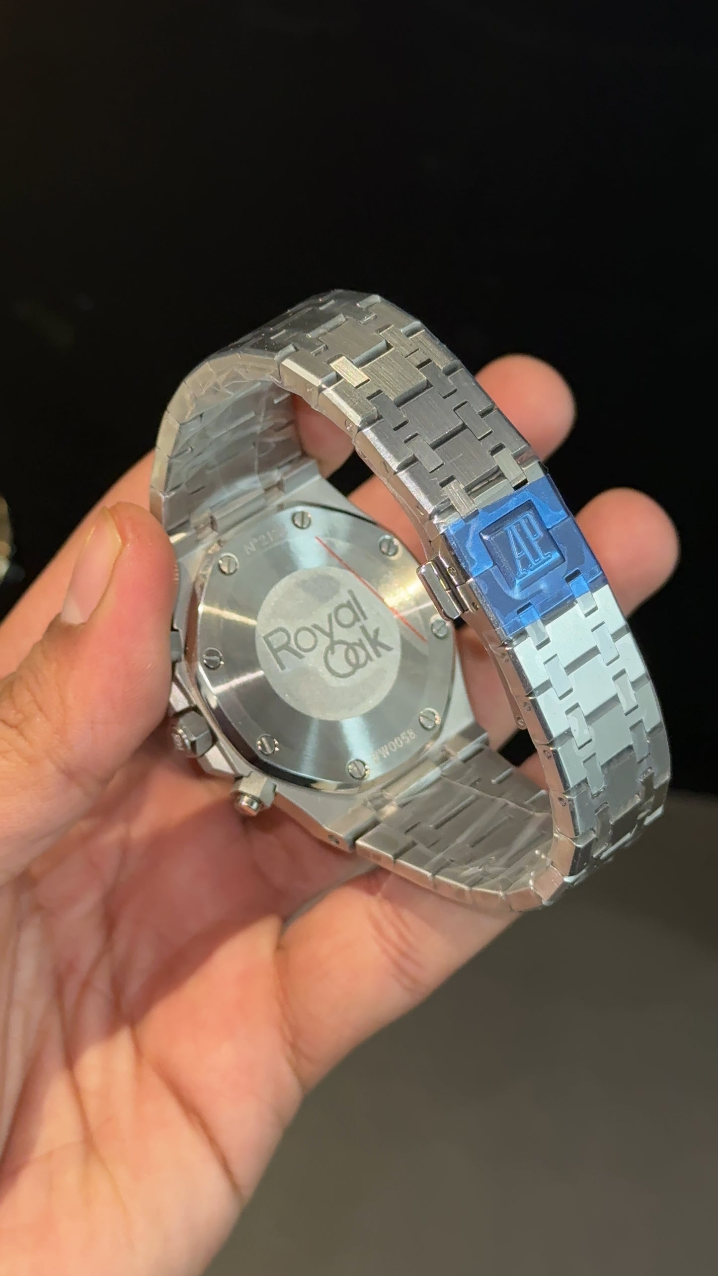 AP | Chrono | Silver Chain | White Black Dial - twentyfour