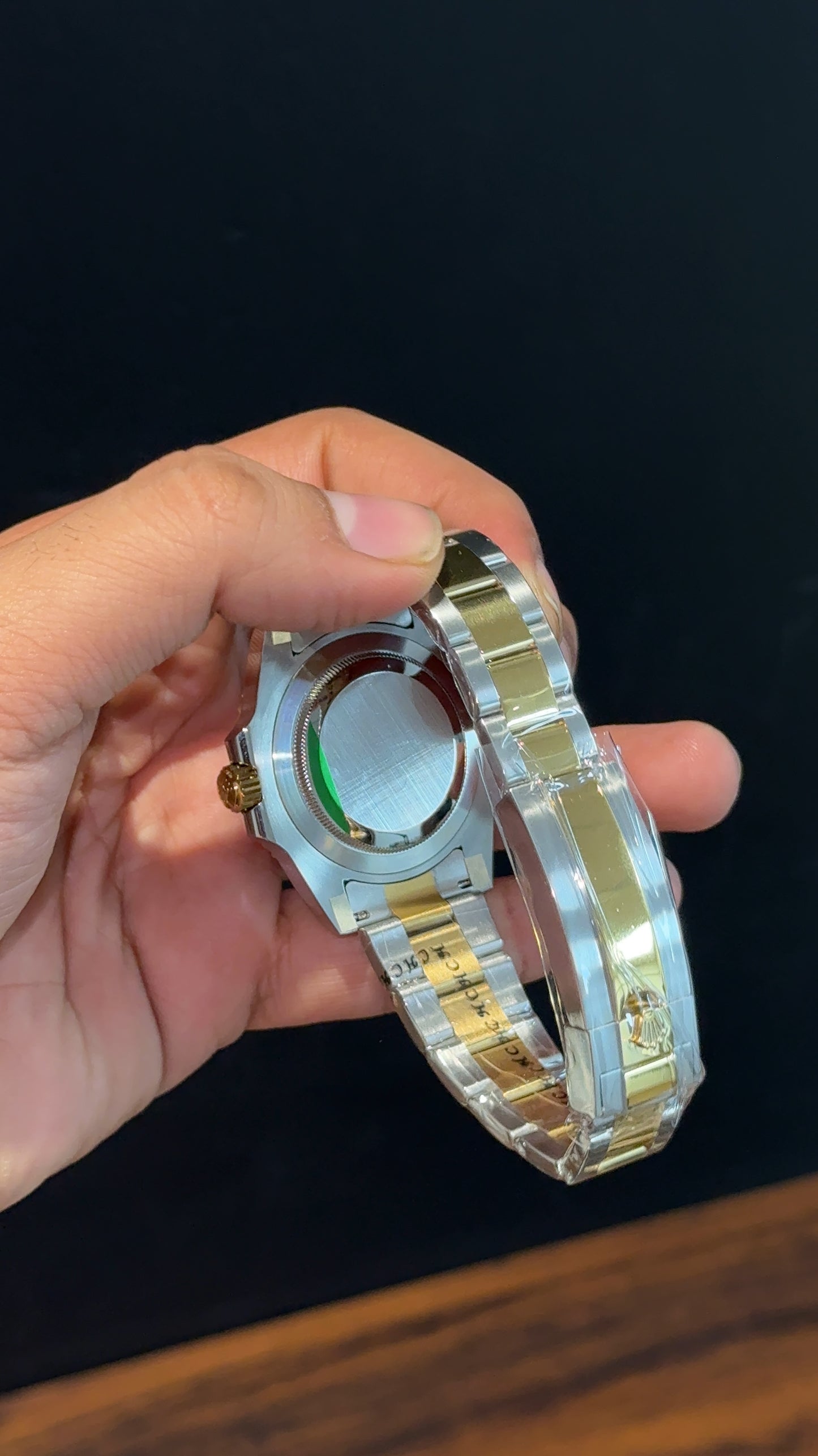 Premium Submariner | Gold Two Tone | Black Dial