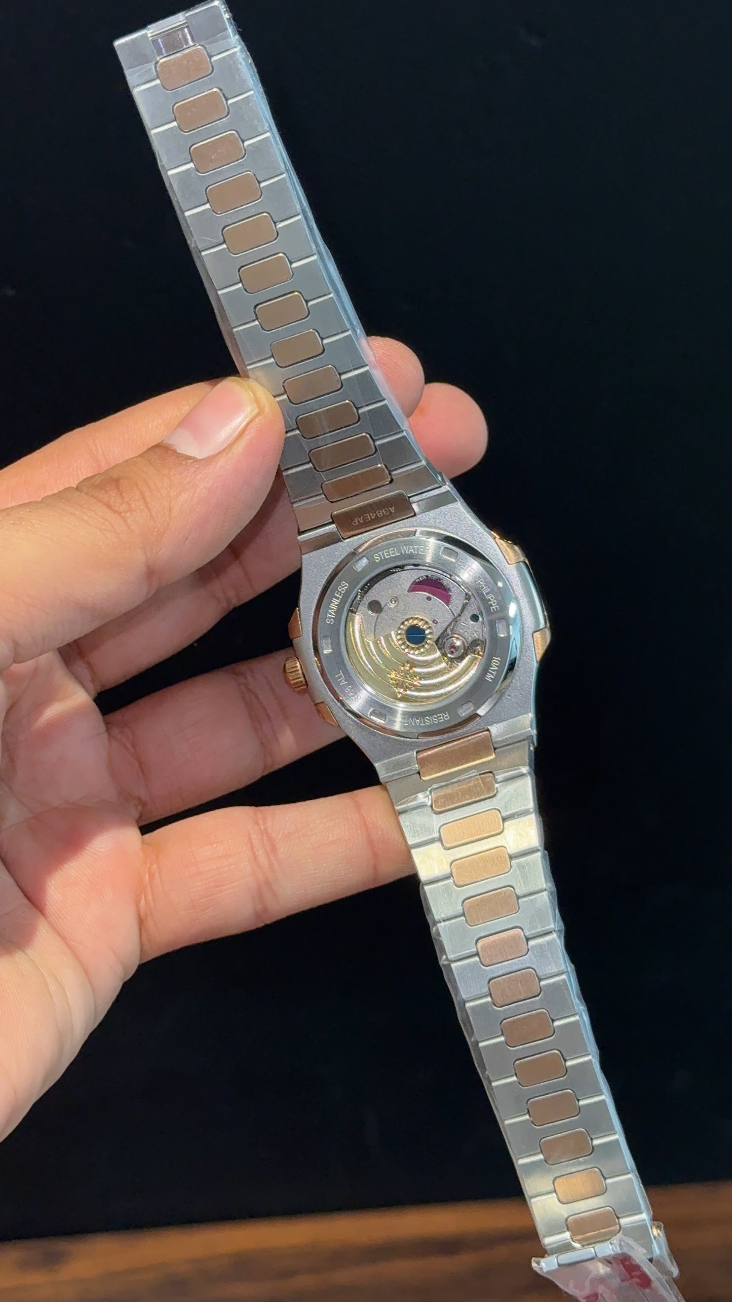 PP Auto | Rose Two Tone | Black Dial - twentyfour