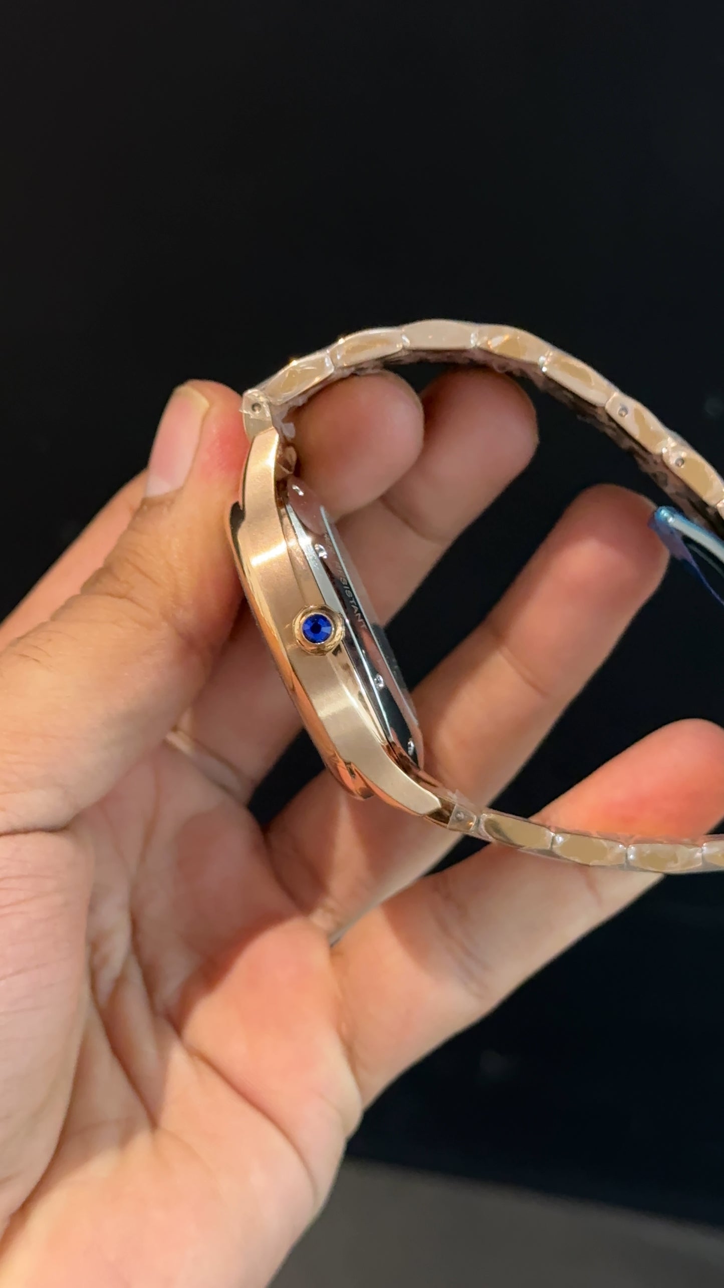 Cartier | Rose Chain | Pendulum | Moonphase | Shady White Blue Dial
