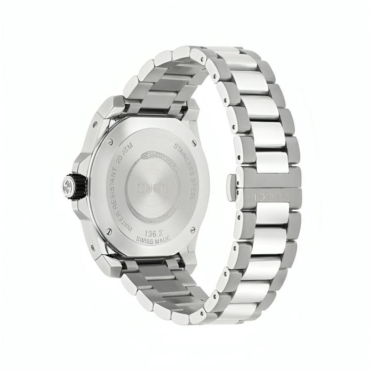 Gucci Men’s | Quartz Stainless Steel Black Dial 45mm YA136218
