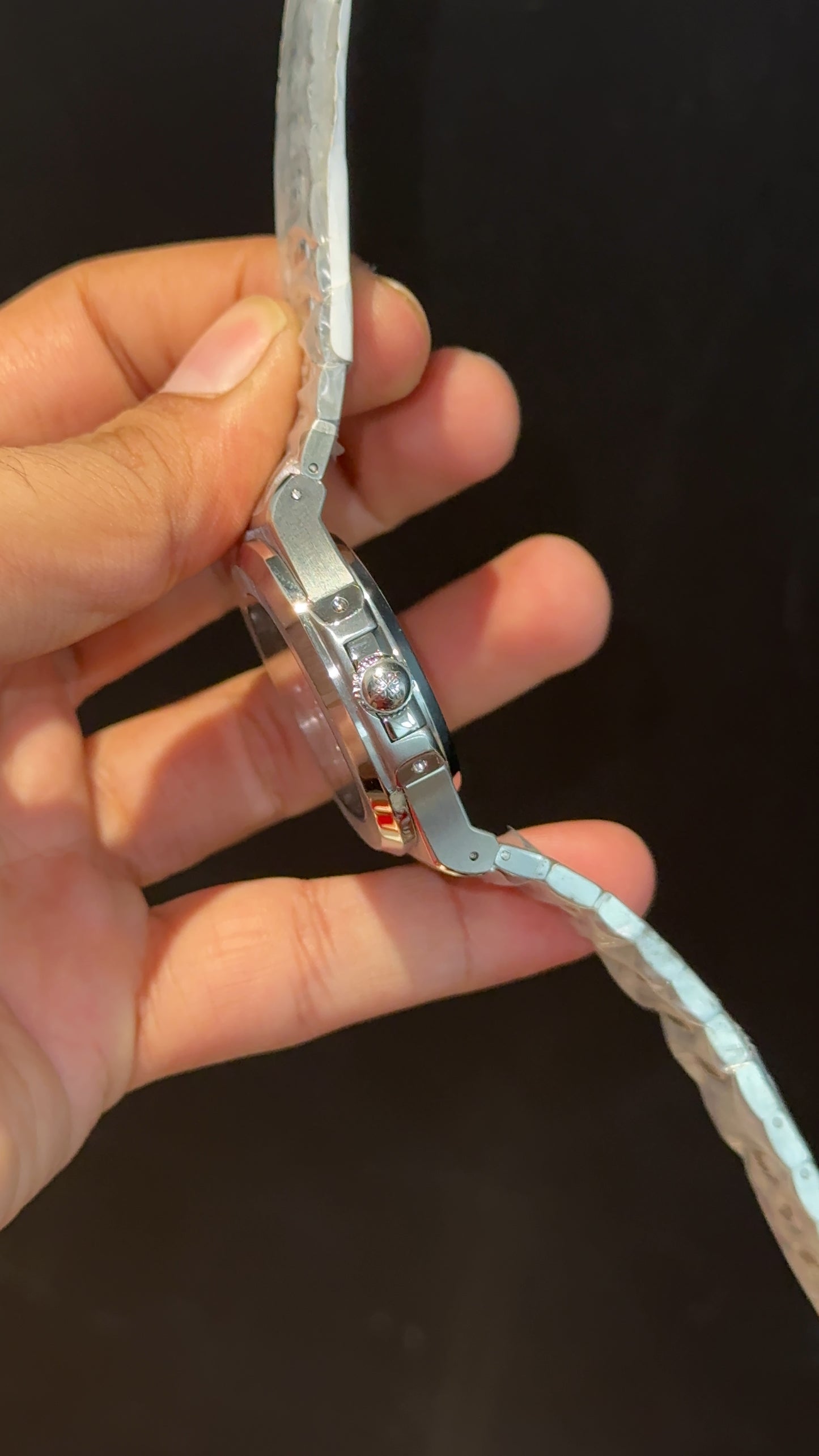 PP Auto | Silver Chain | Shaddy Blue Dial