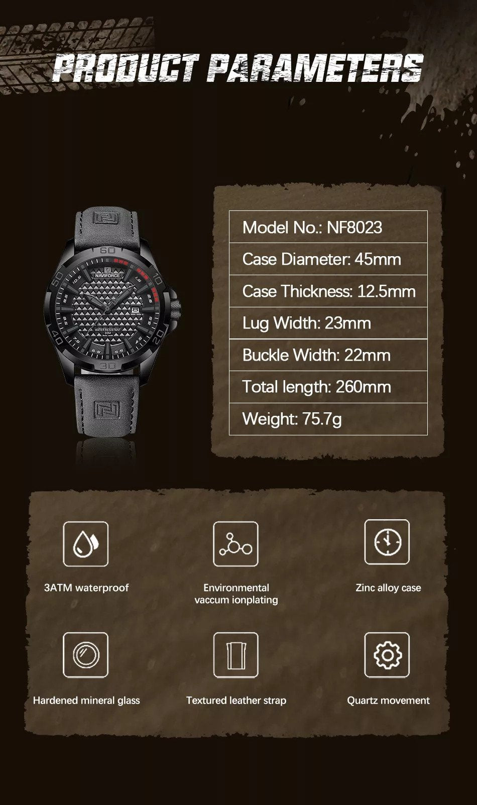 Naviforce NF-8023 Exclusive Date Edition