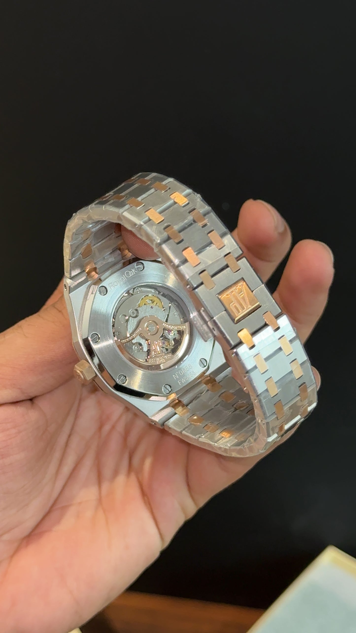 AP | Auto | Rose Two Tone | White Box Dial