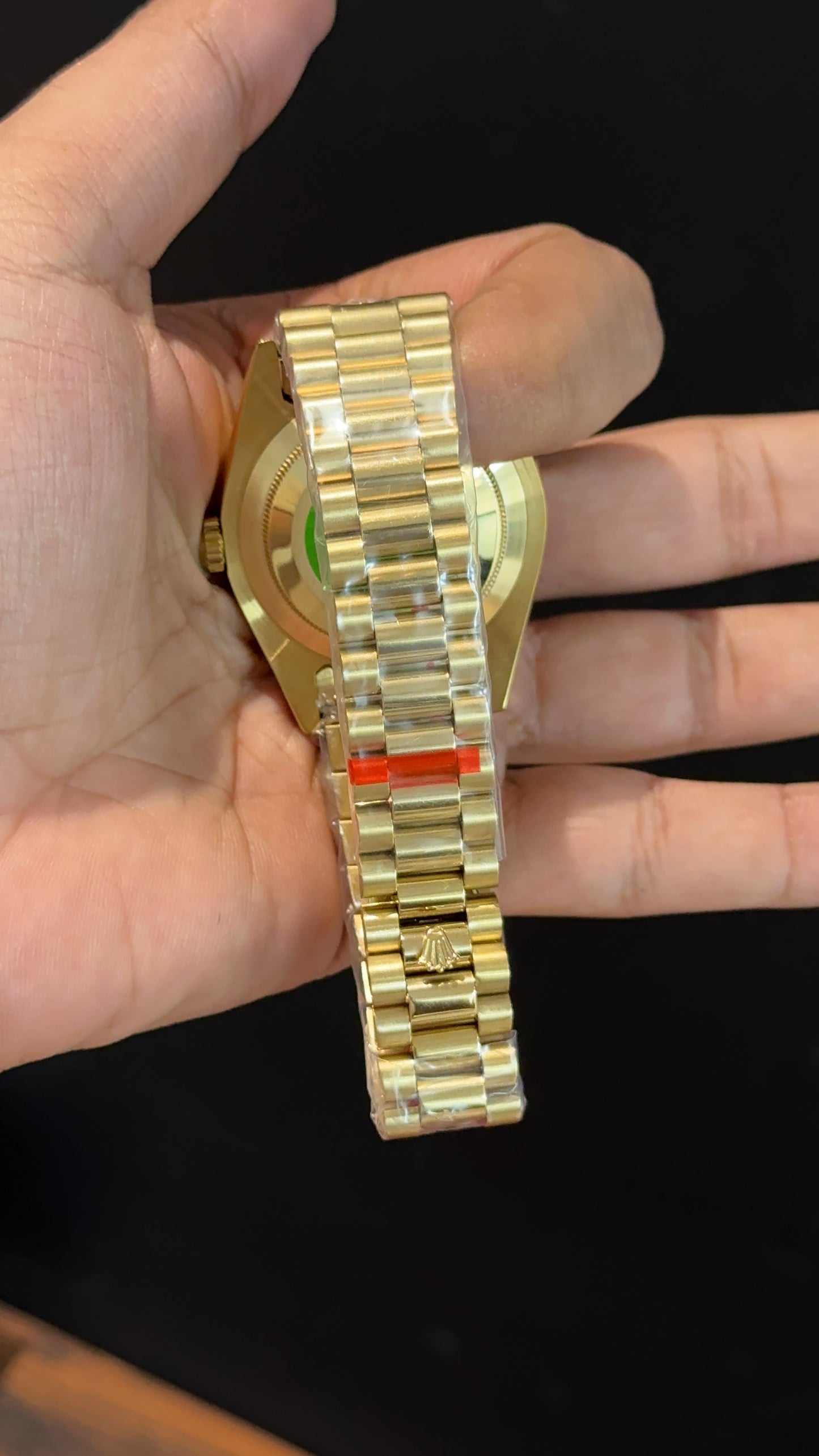 Daydate | Diamond Bezel | Gold Chain | Gold Diamond Dial
