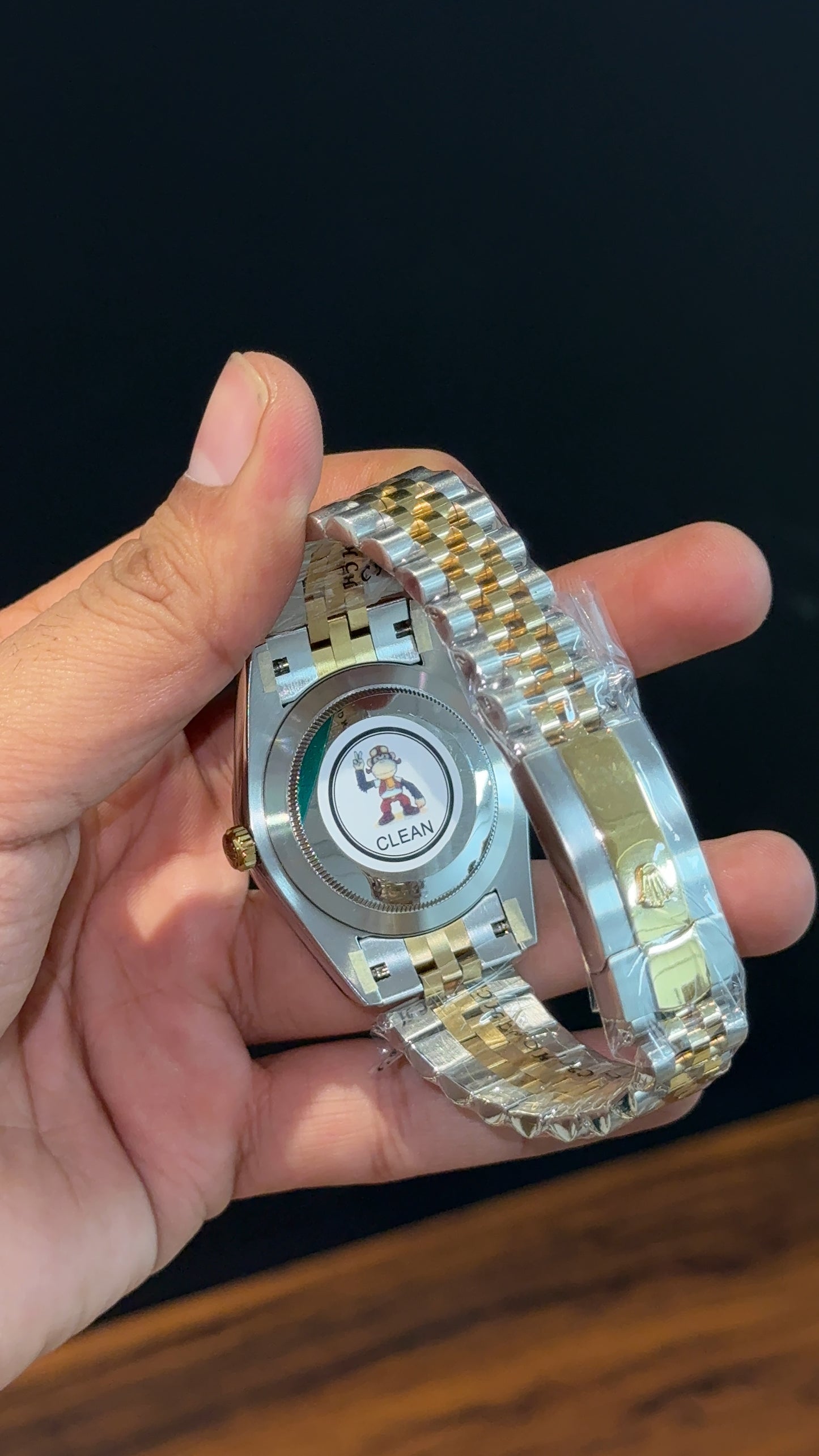 Premium Datejust | Gold Two Tone | Diamond Digit | Gold Dial - twentyfour