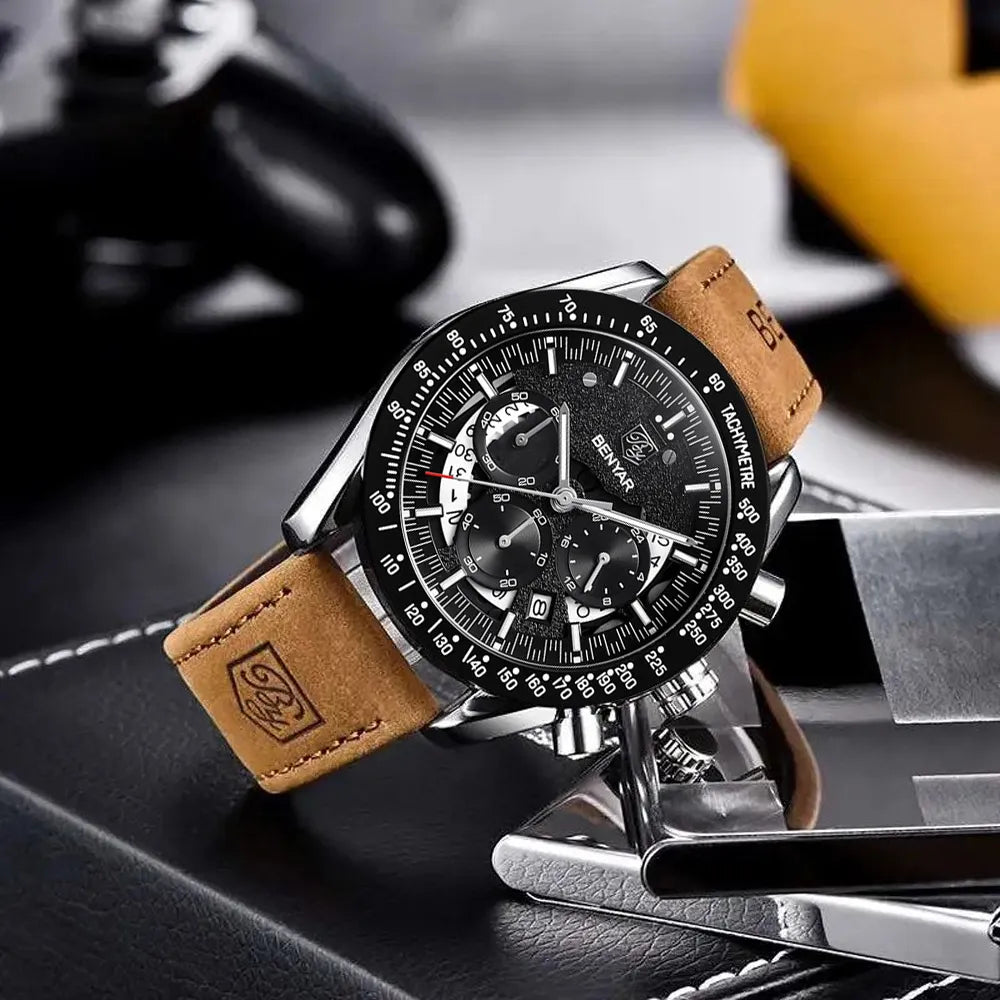 BENYAR BY-5102L BBBN | Corporate Chronograph Edition - twentyfour