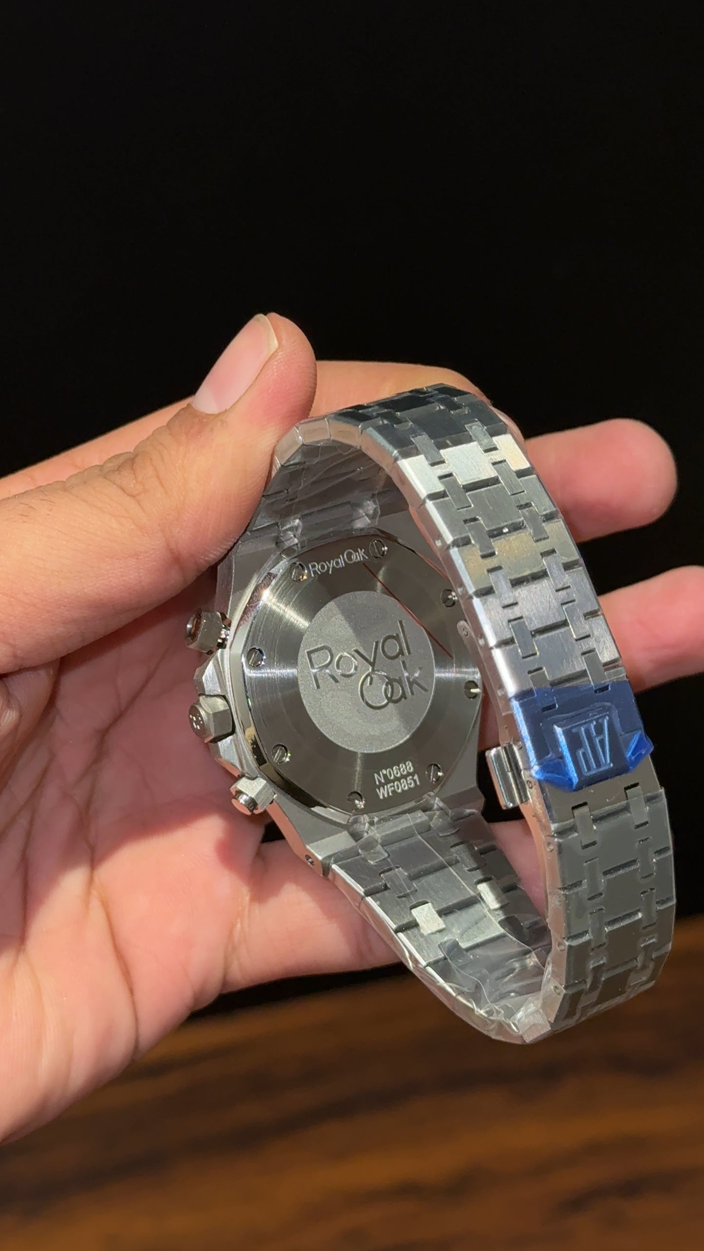 AP | Silver Chain | Chrono | Black Dial