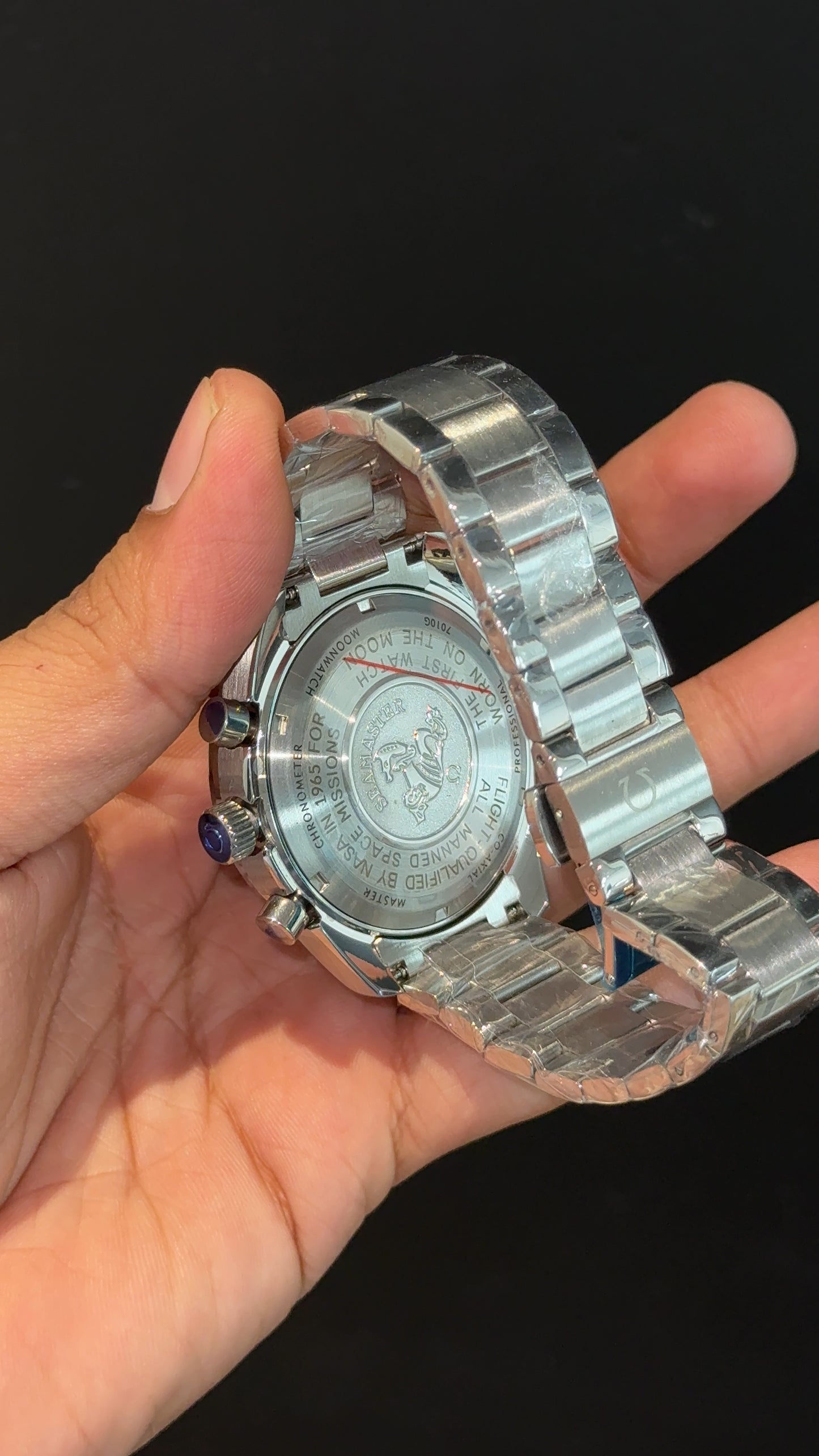 Omega Speedmaster | Silver Chain | Master Chrono | Shaddy Mehron Dial - twentyfour