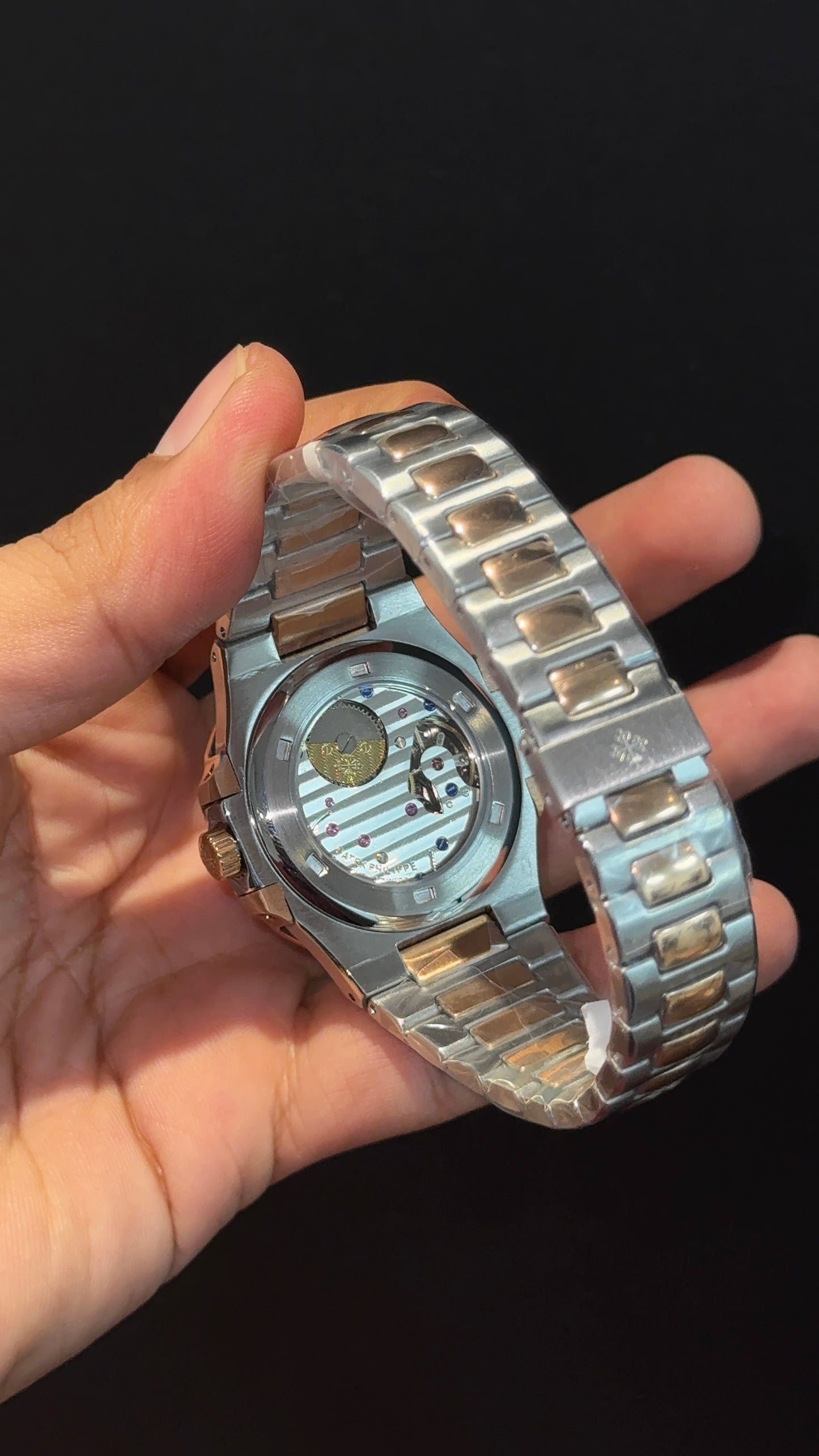 Pp Auto | Moonphase | Rose Two Tone | Sub Brown Dials