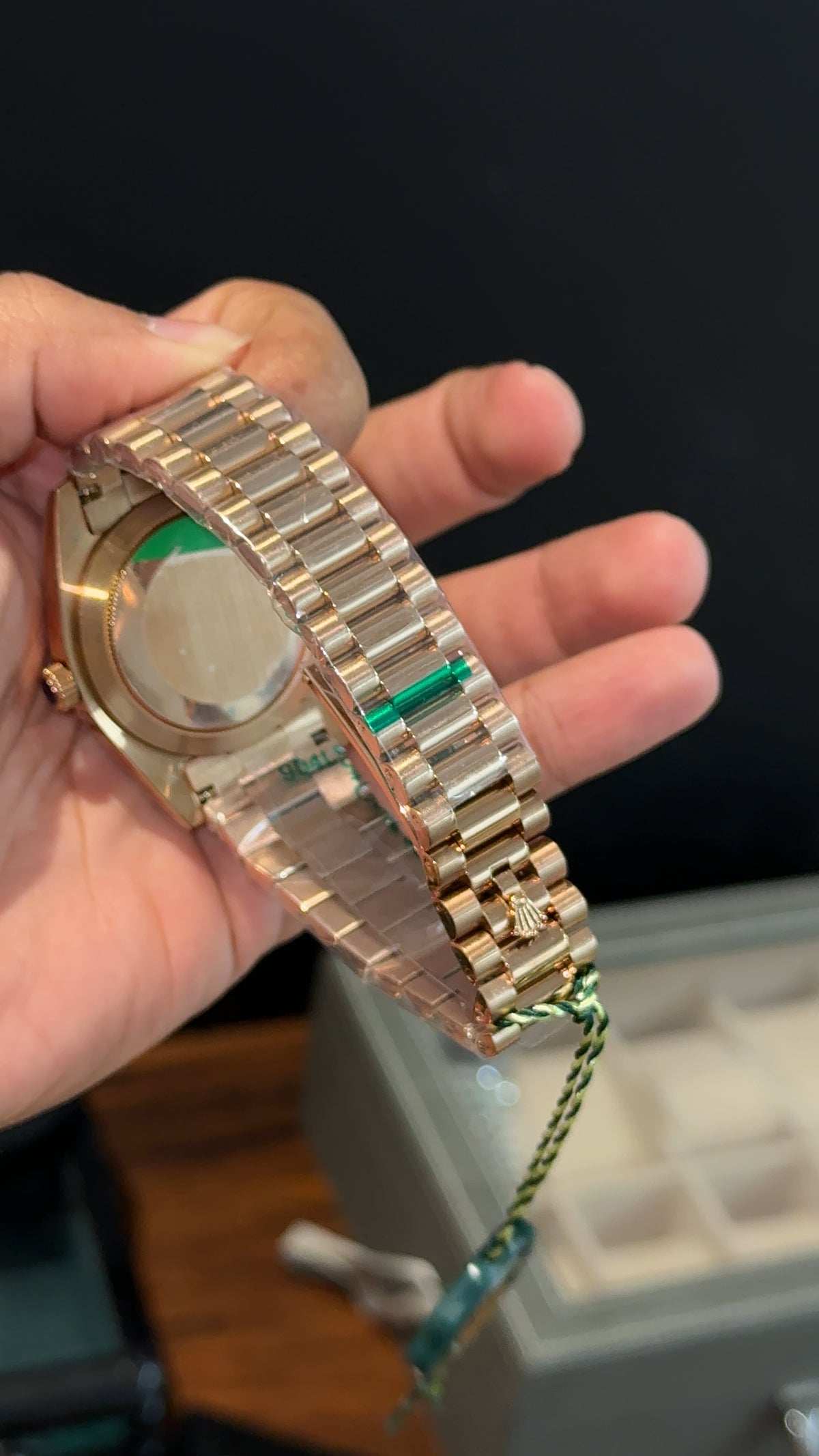 DayDate | Rose Chain | Ombre Dial