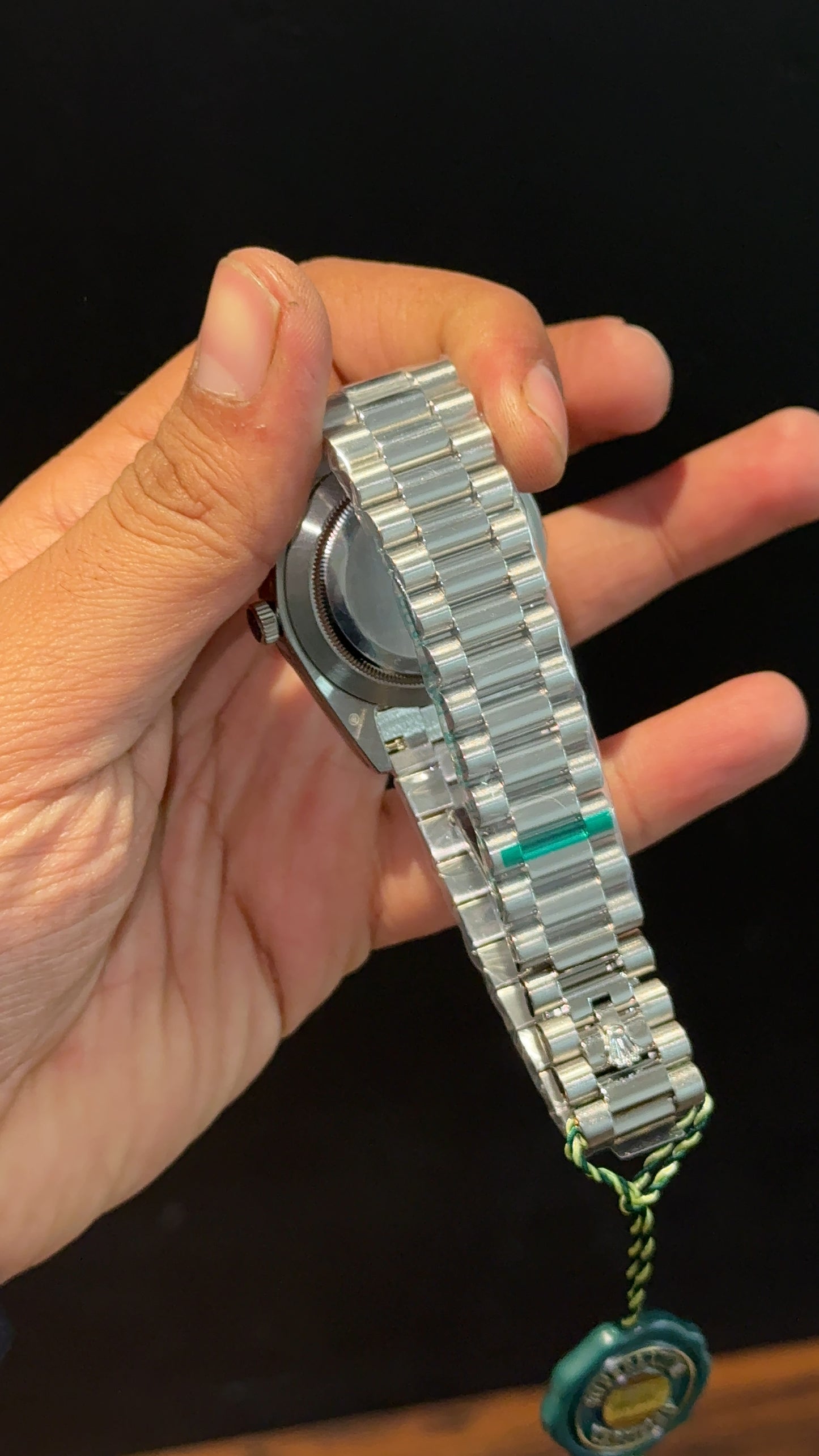 DayDate | Silver Chain | Tiffany Dial