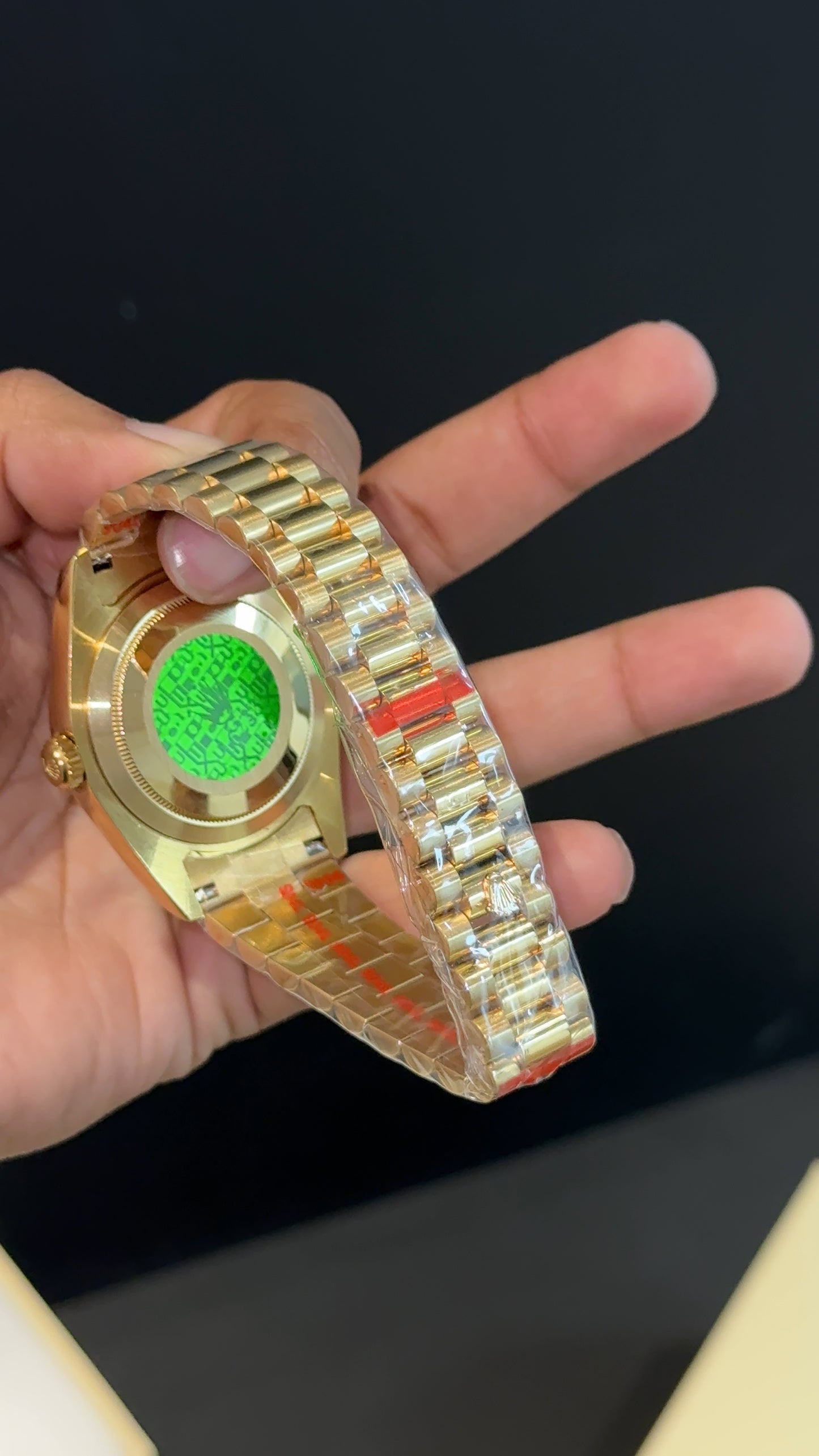 DayDate | Gold Chain | Silver Dial