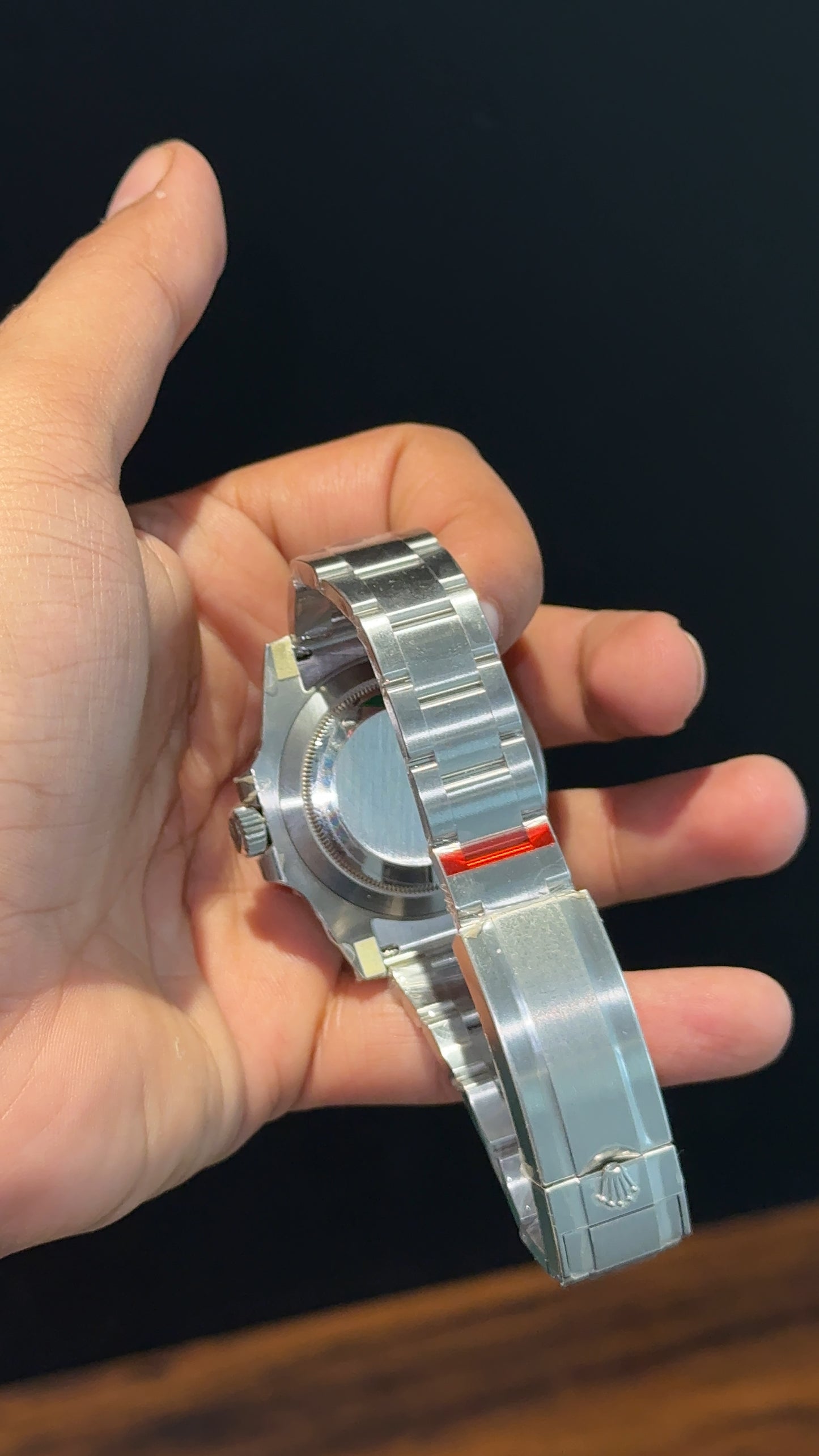 Executive Submariner | Silver Chain | Black Dial