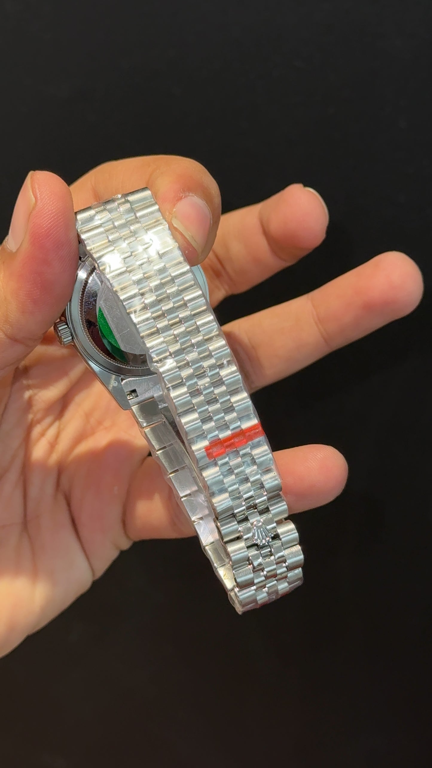 Datejusy | 36mm | Silver Chain | Plain Bezel | Grey Dial