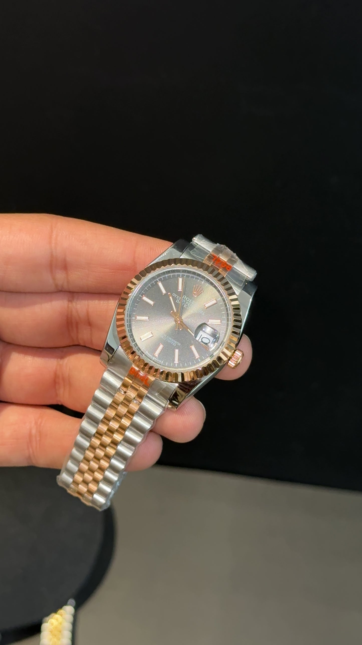 DateJust | 36mm | Rose Two Tone | Grey  Dial