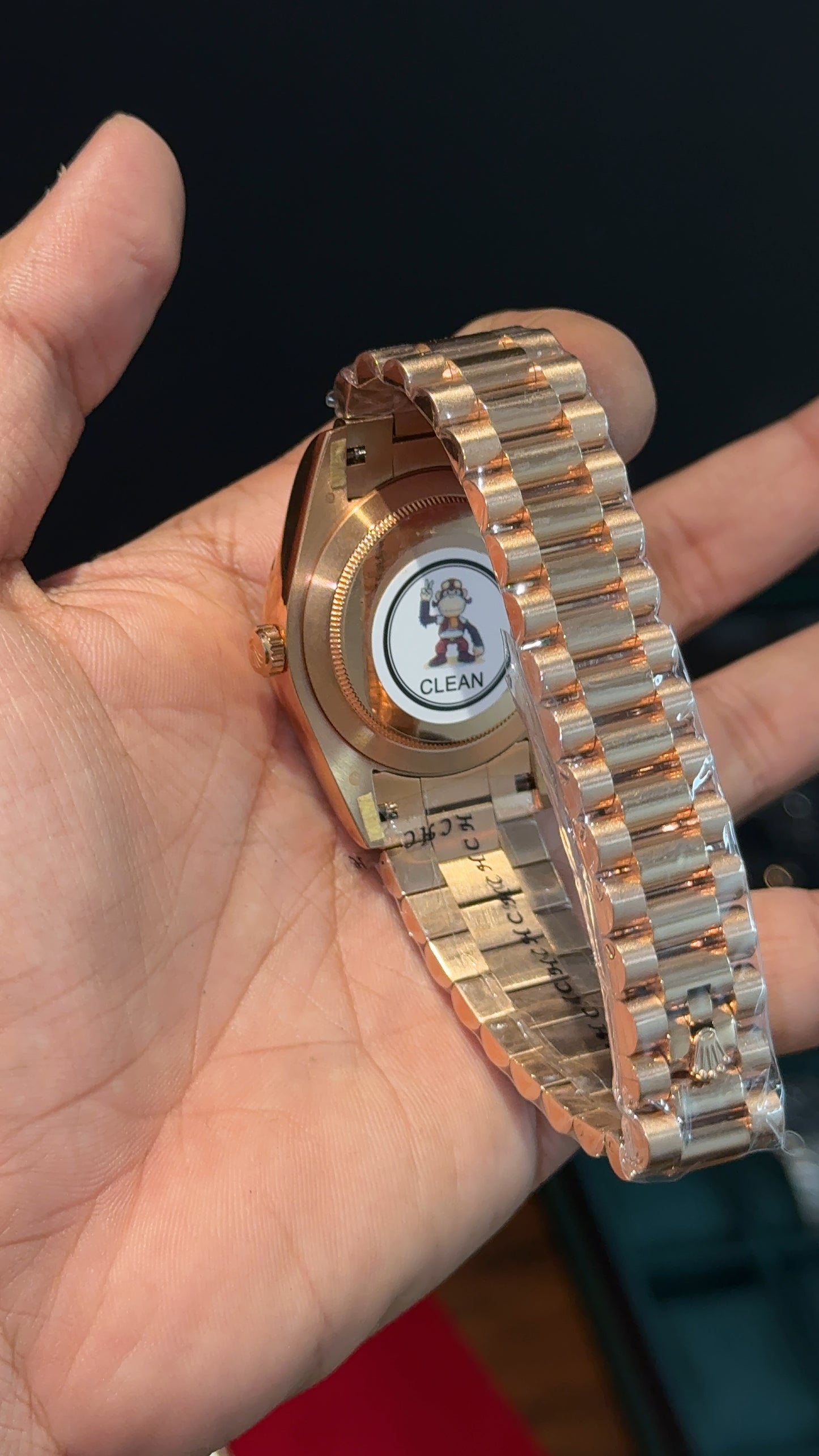 Premium DayDate | Rose Chain | Green Dial