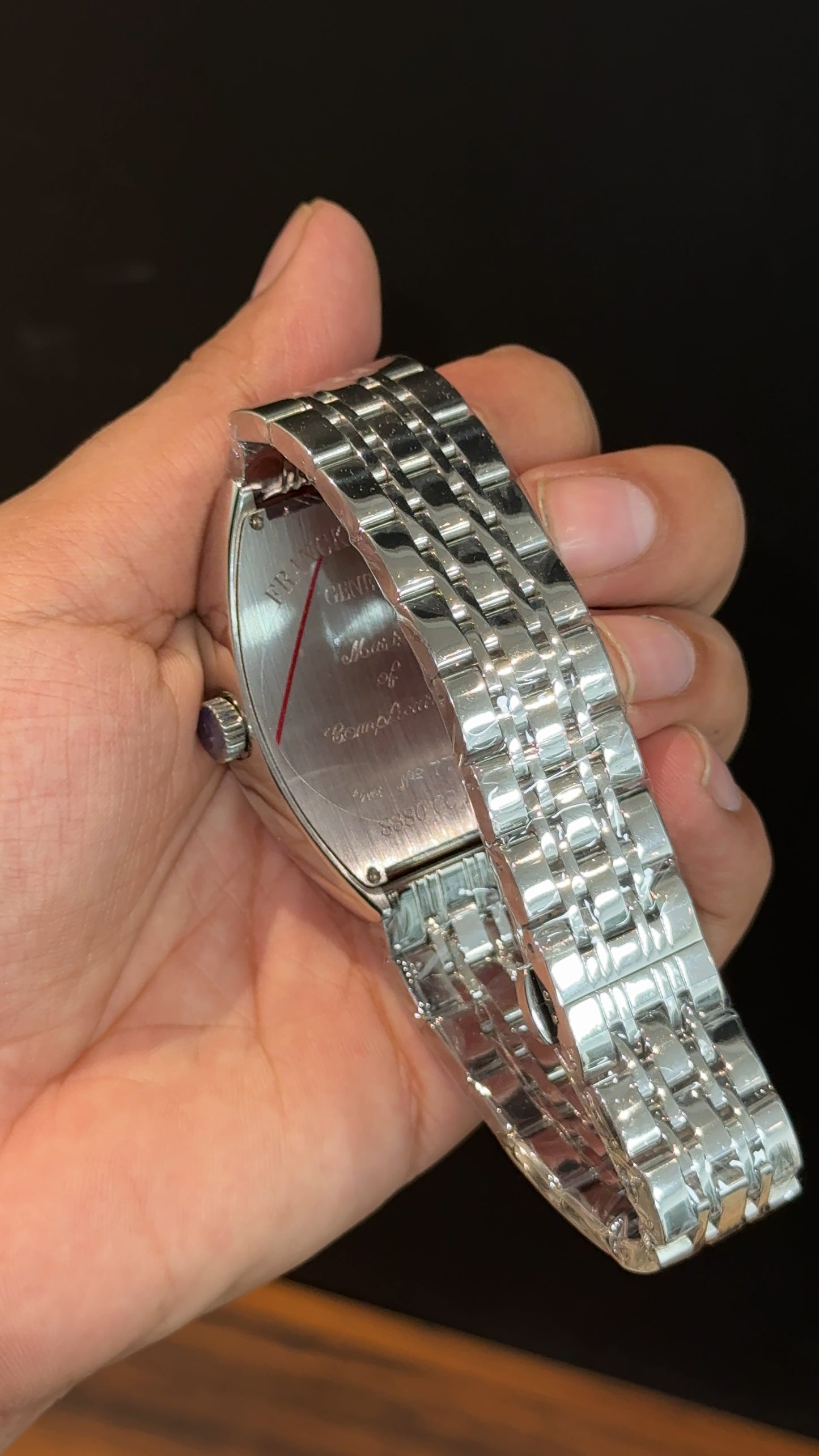 Franck muller | Silver Chain | White Pendulum Dial