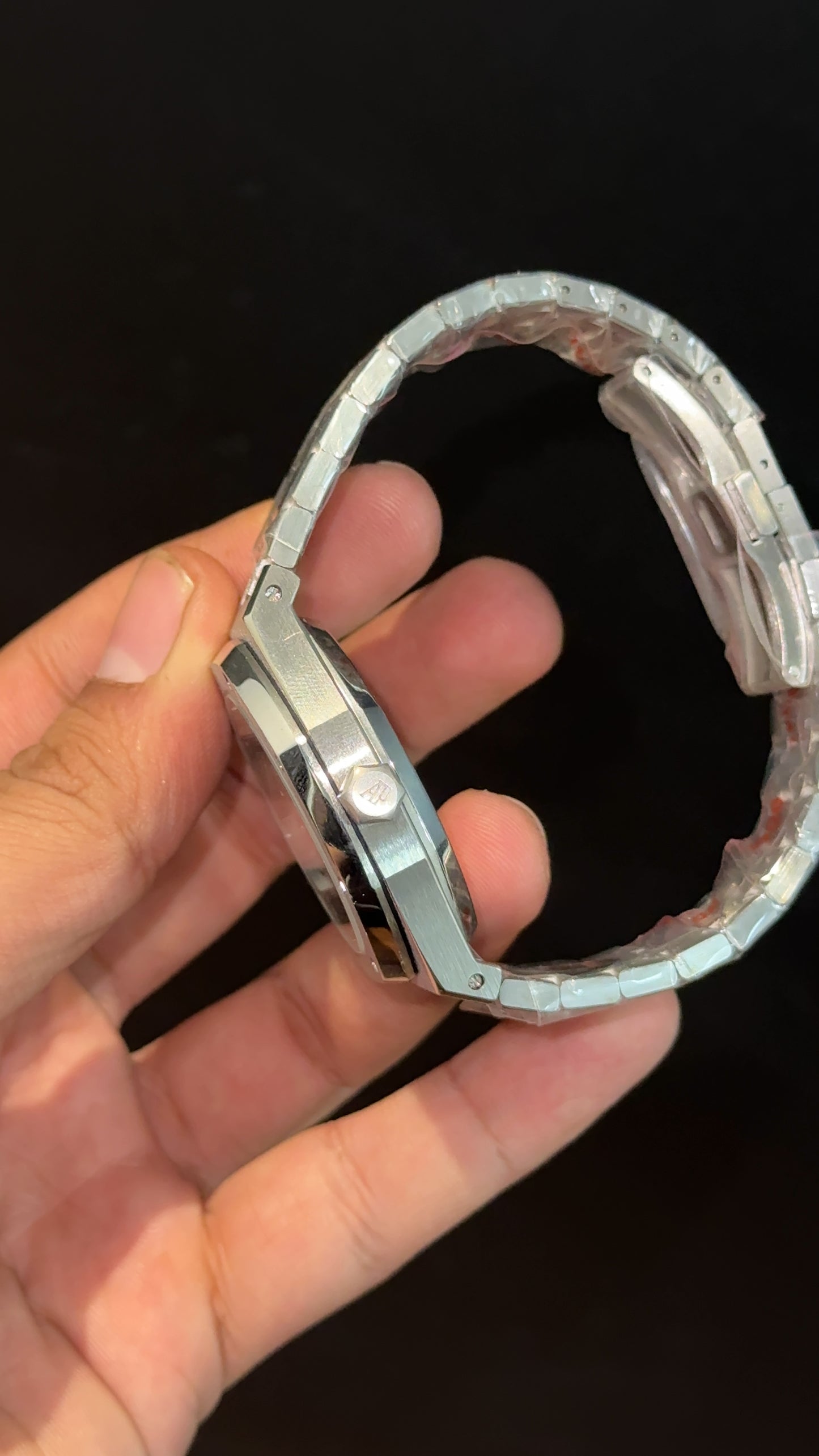 AP Skl | Silver Chain | Blue Grey Dial